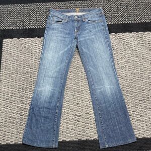7 For All Mankind Bootcut Jeans Women’s 28 Medium Wash Stretch Denim Classic